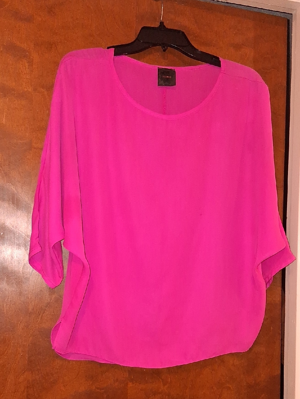 NYMPHE Bright Hot Pink Flow Top